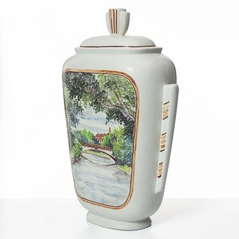 Oskar Dahl, Lock urn, Rörstrand, Malmö, 1948.