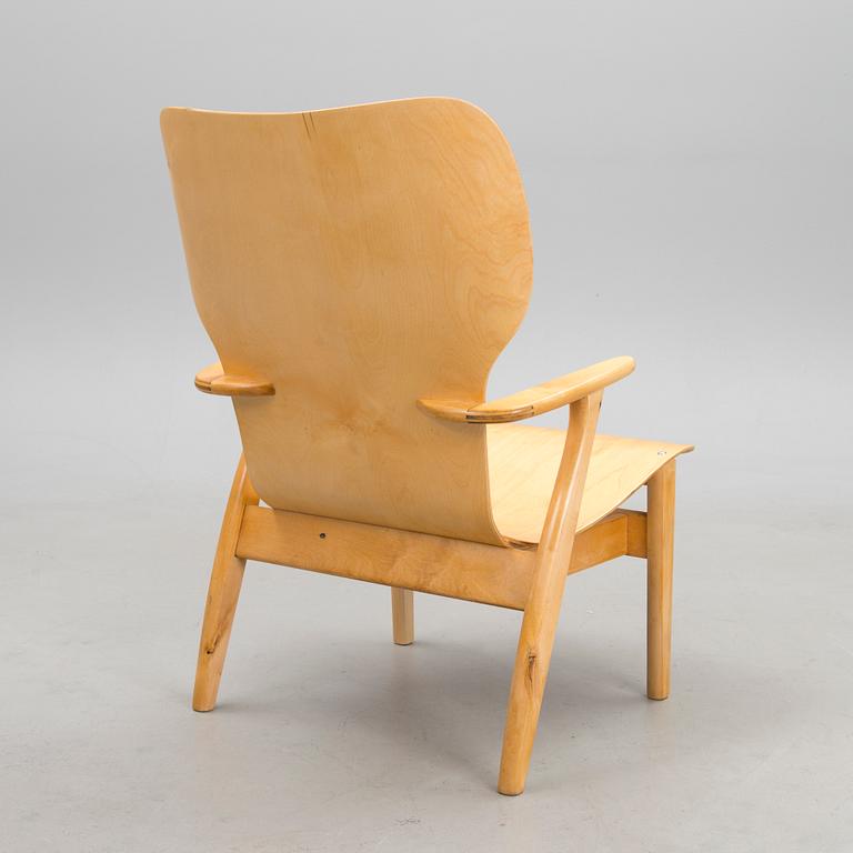 A mid-20th century 'Domus' armchair for Keravan Puuteollisuus Ltd, Finland.