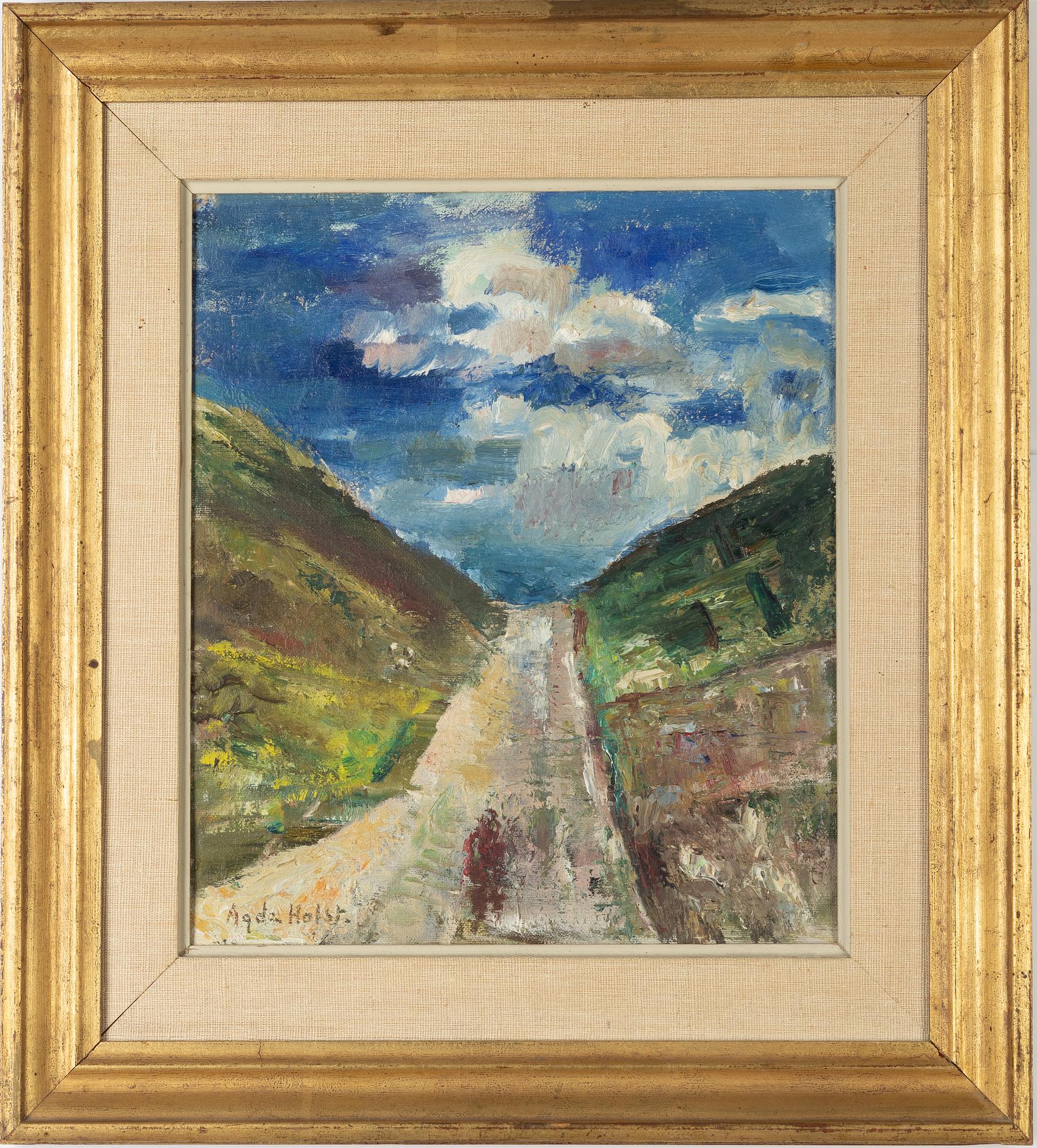 Agda Holst, Vandrare på väg.