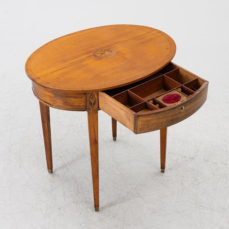 Sewing table, England, circa 1800.