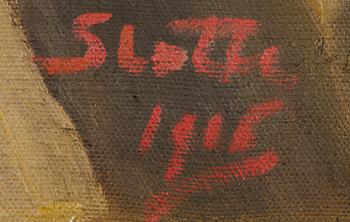 Arvid Slotte, Miesmuotokuva.