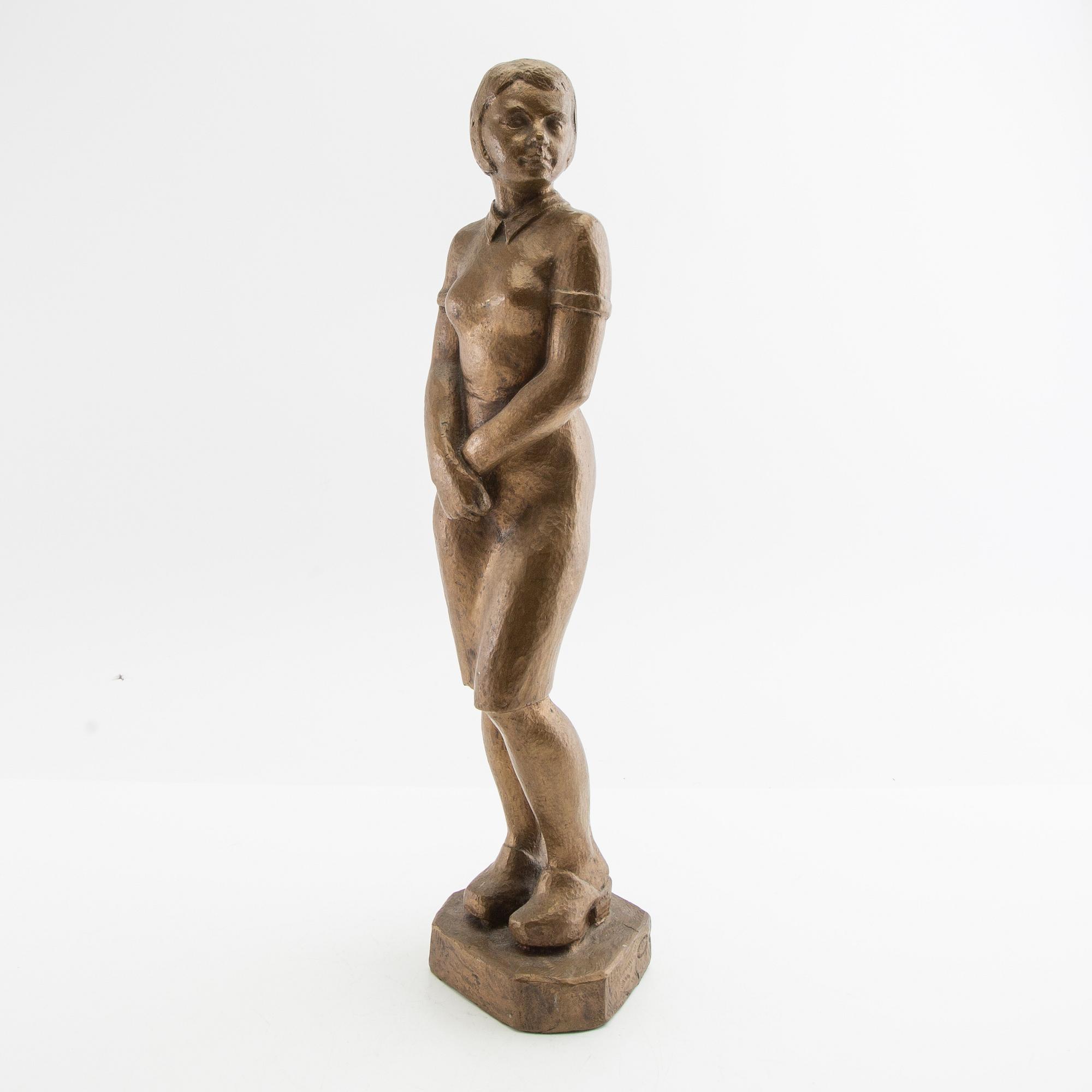 Bror Forslund, Sculpture Standing Woman.
