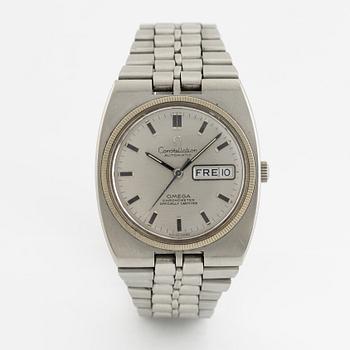 Omega, Constellation, Chronometer, wristwatch, 38 x 34 (41) mm.