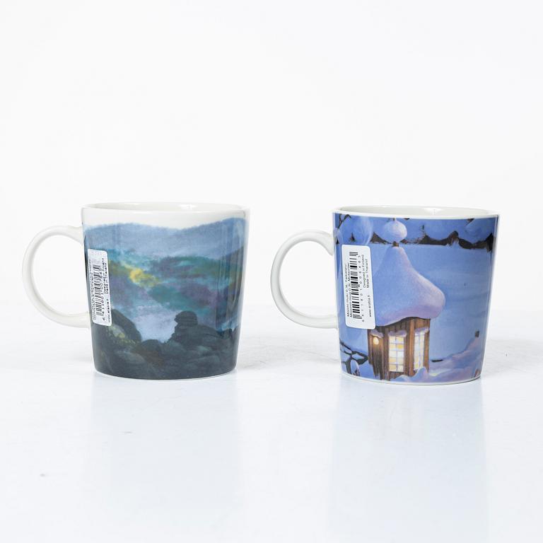 Arabia, 29 Moomin mugs, Finland.