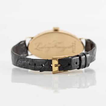 Chronometre Movado, Tonneau, wristwatch, 23 x 42 mm.