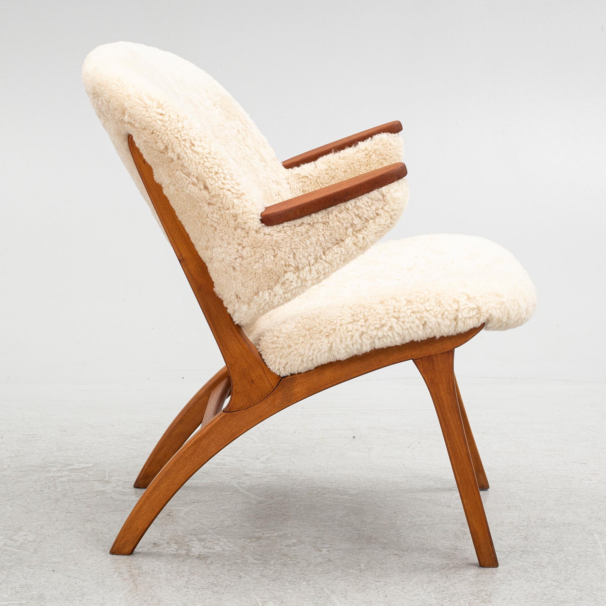 Poul Hundevad, lounge chair, mid 20th century.