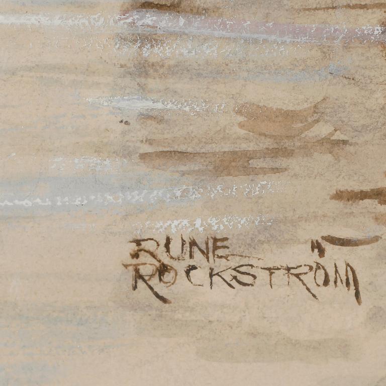 RUNE ROCKSTRÖM, gouache, signerad.