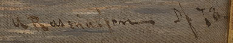 GEORG ANTON RASMUSSEN, olja på duk signerad och daterad Df 78.