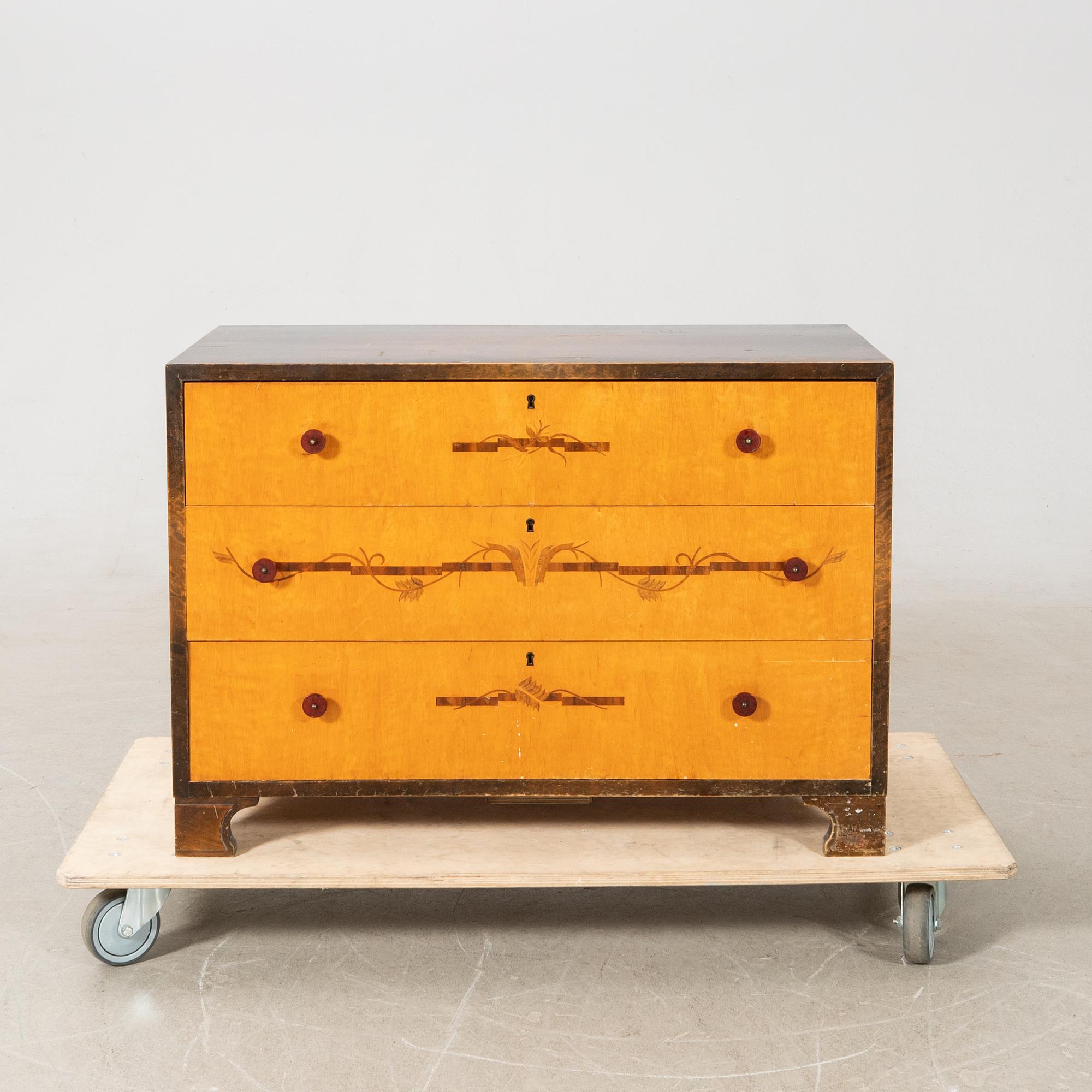 Chest of drawers, Art Deco, 1930s.