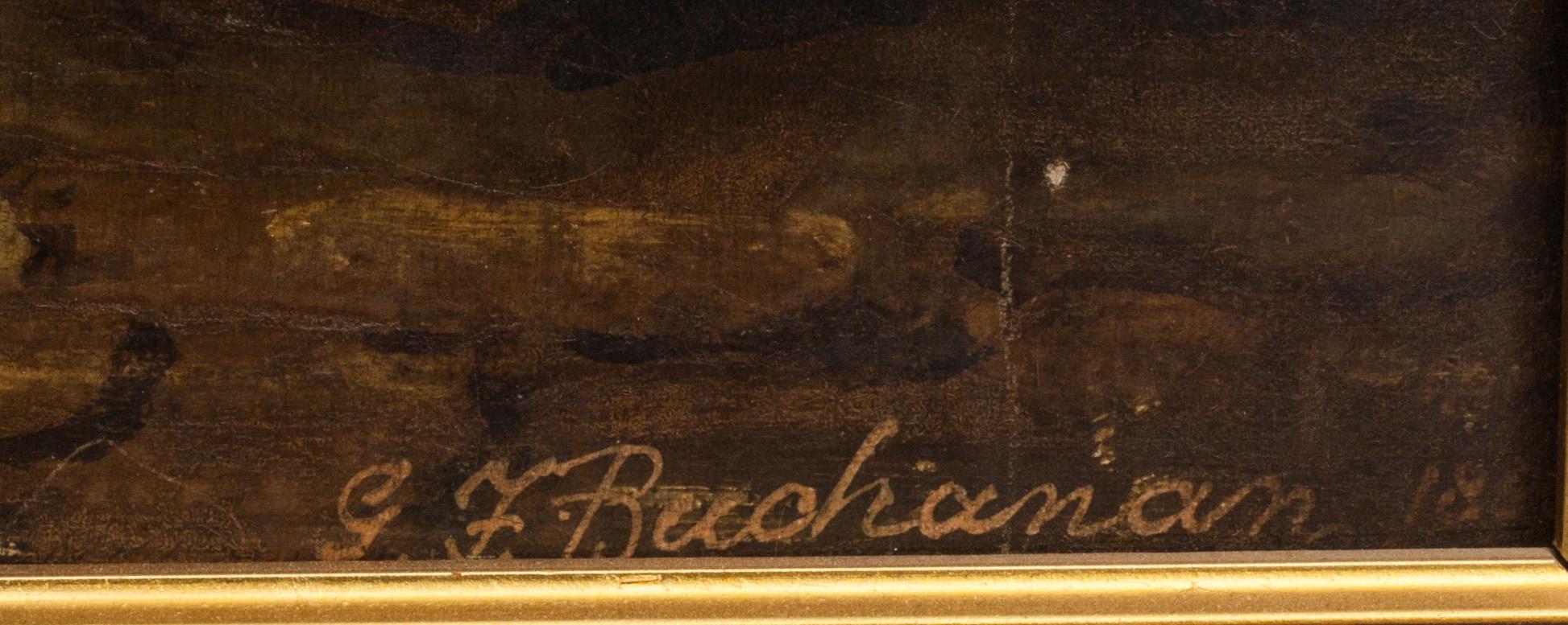 GEORGE F BUCHANAN, Olja på duk, signerad.