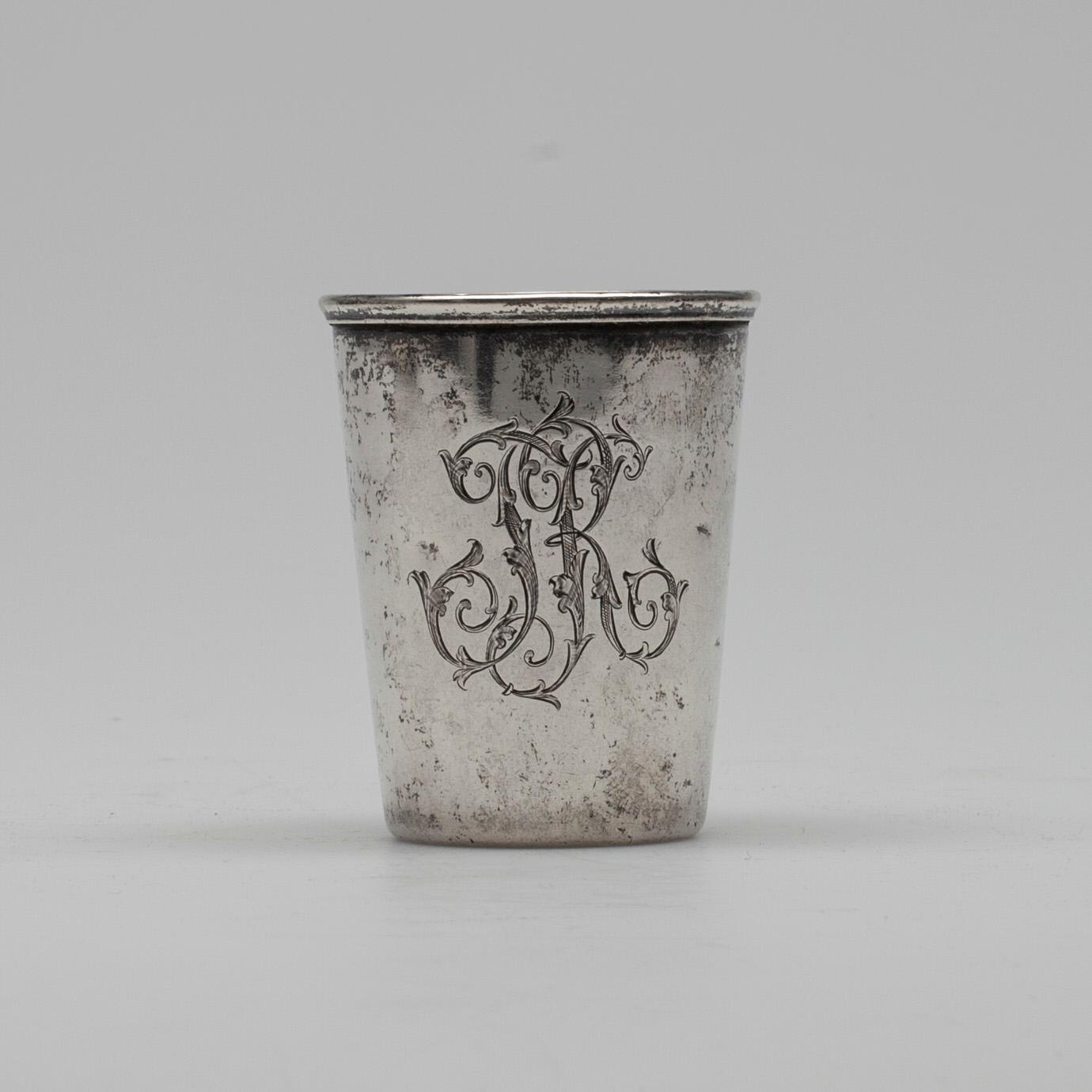 BÄGARE, silver, Morosov, S:t Petersburg 1892. Vikt 94 g.