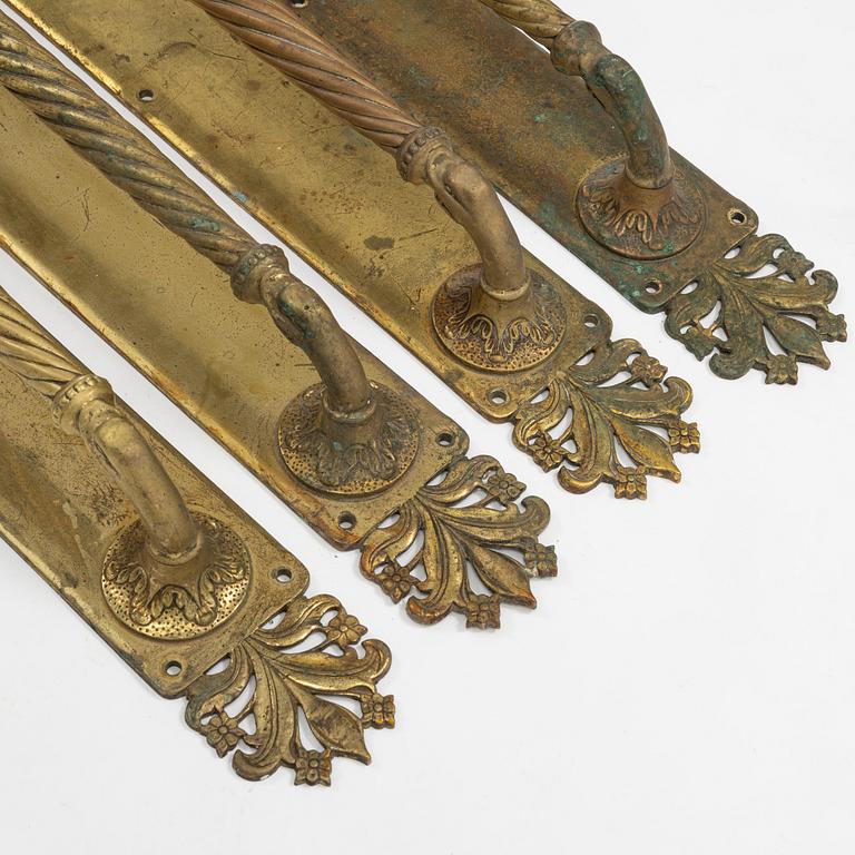 Dörrhandtag, 4 st, omkring går 1900.