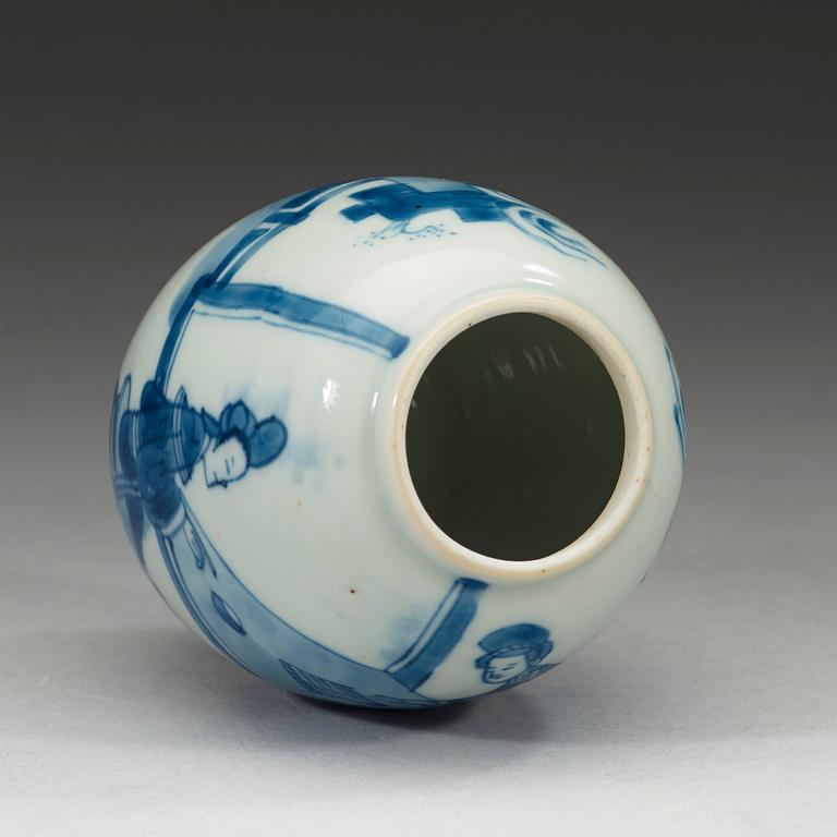 TEDOSA med LOCK, porslin. Qingdynastin Kangxi (1662-1722).