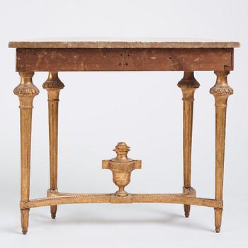 A Gustavian console table.