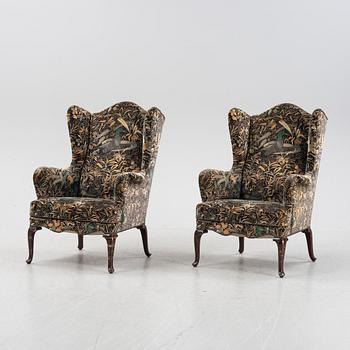 A pair of armchairs, first half of the first Century.