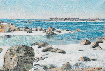 Erkki Luhtala, öljy kankaalle, signeerattu ja päivätty 1994.