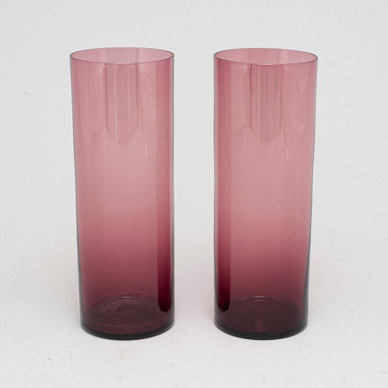 TAPIO WIRKKALA, 10 Iittala glasses, Finland.