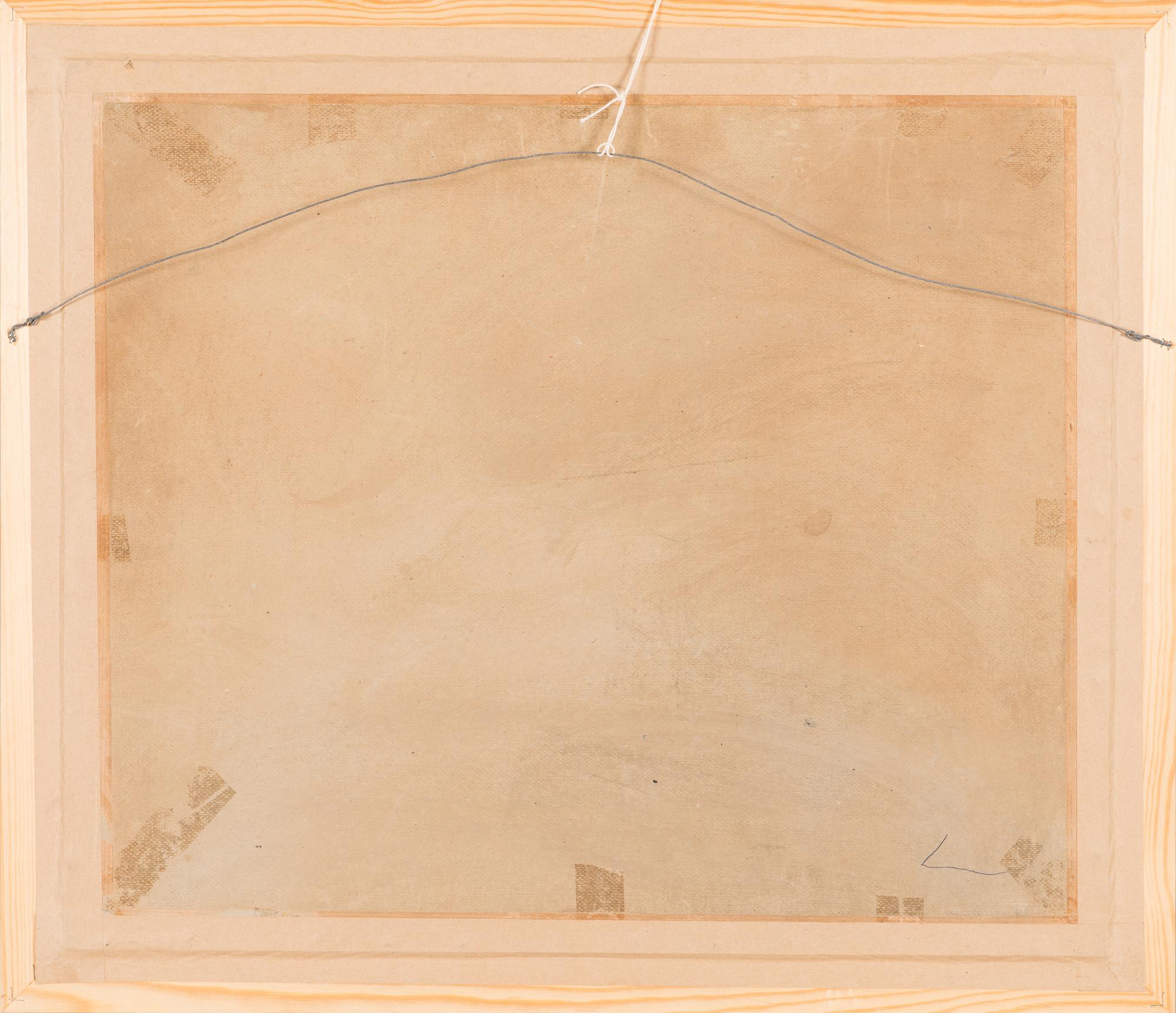 Erik Enroth, akvarell, signerad och daterad 1950.