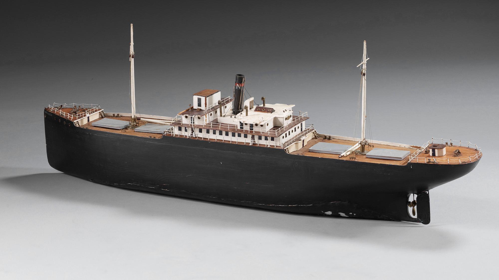 FARTYGSMODELL, J. Blumer & Co, Glasgow. 1901.