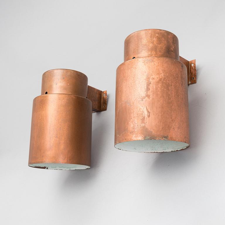 LISA JOHANSSON-PAPE, A pair of wall lamps type 17-033 by Orno, Finland.