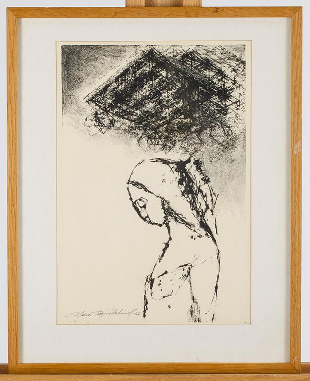 HANS BJÖRKLIND, litografi, signerad och daterad.