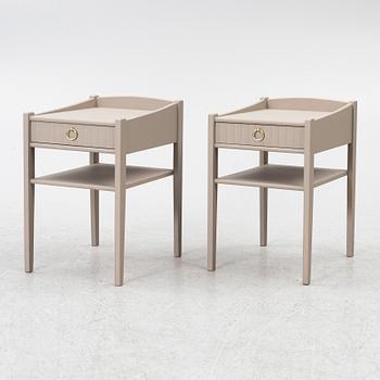 A pair of bedside tables, second half of the 20th century.