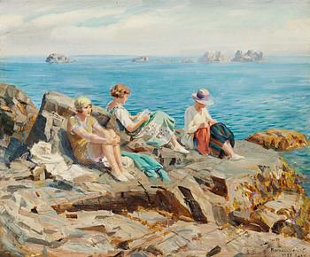 259. Rowland Wheelwright, Young women bathing.