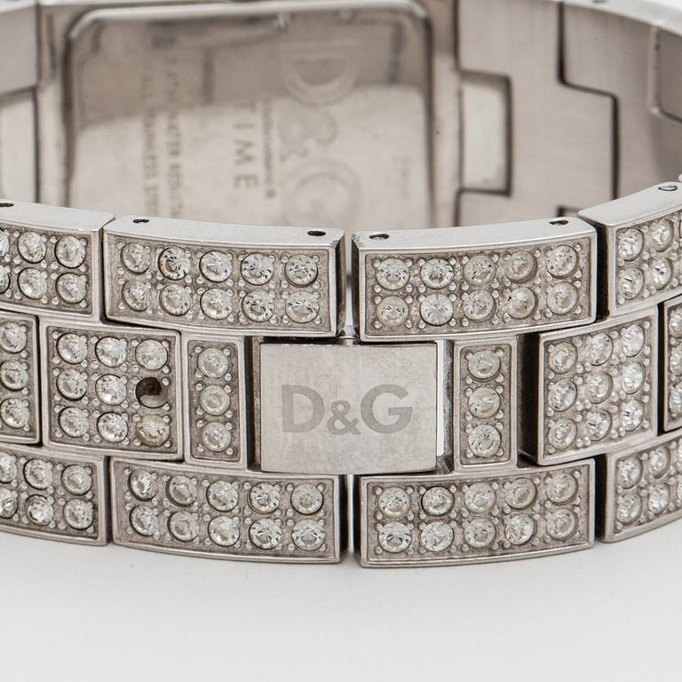 D&G Time, Dolce & Gabbana, wristwatch, 21,5 x 28 mm.