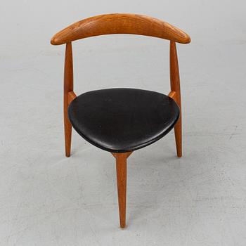 HANS J WEGNER, "The Heart Chair", Fritz Hansen, Denmark.