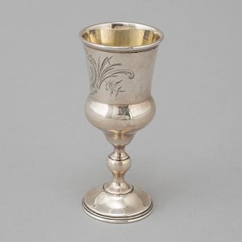 A silver cup, Russia around 1900.