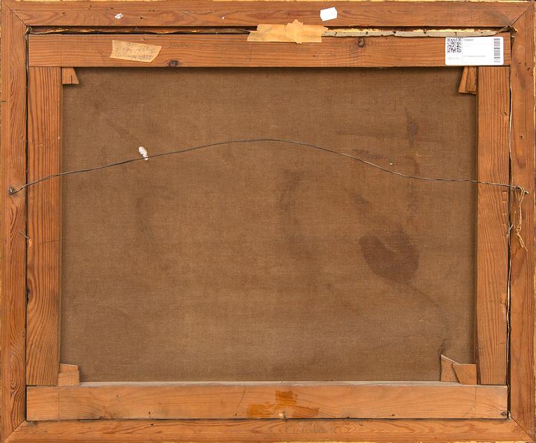 Axel Hjalmar Lindqvist, oil on canvas signed.