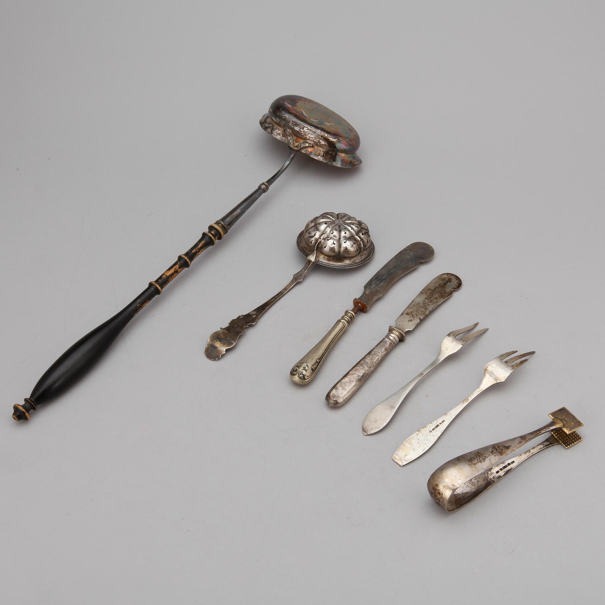 PARTI SILVER, 5 delar, Finland, vikt ca 137g.