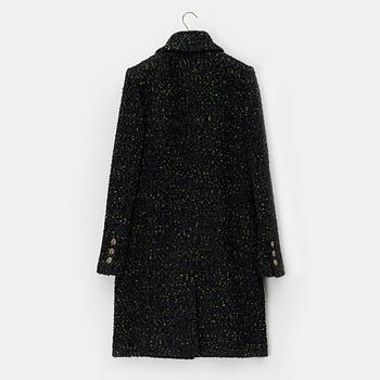 Chanel, a 'Fantasy tweed' coat, size 34.