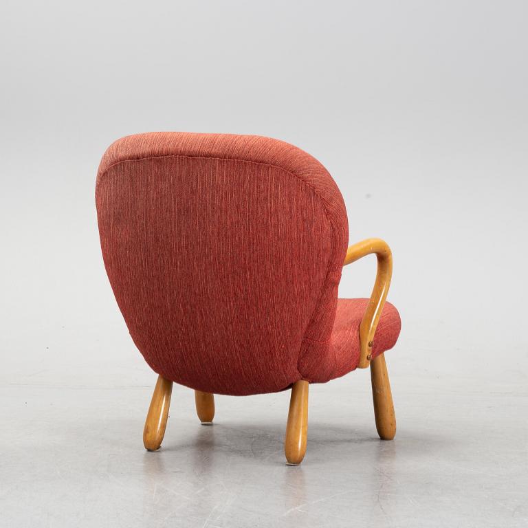 Fåtölj, Swedish Modern, "Clam Chair" eller "Muslingestol", 1940-50-tal.