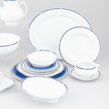 A 78 piece porcelin 'Châtelaine Bleu' dinner service, and 24 piece 'Lazuli, 'Haviland, Limoges, France.