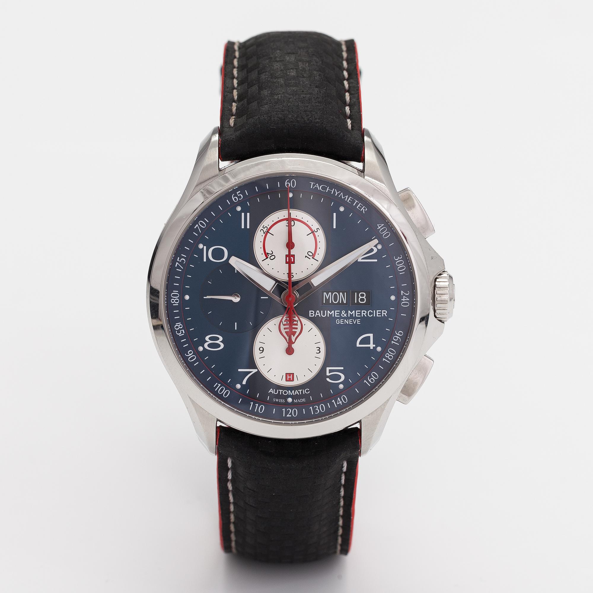 BAUME & MERCIER, Clifton club, Shelby Cobra, Limited edition, wristwatch, 44 mm.