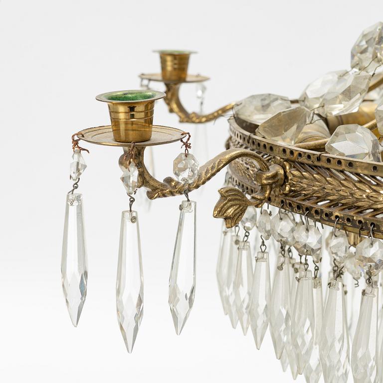 An Empire style chandelier, 20th Century.