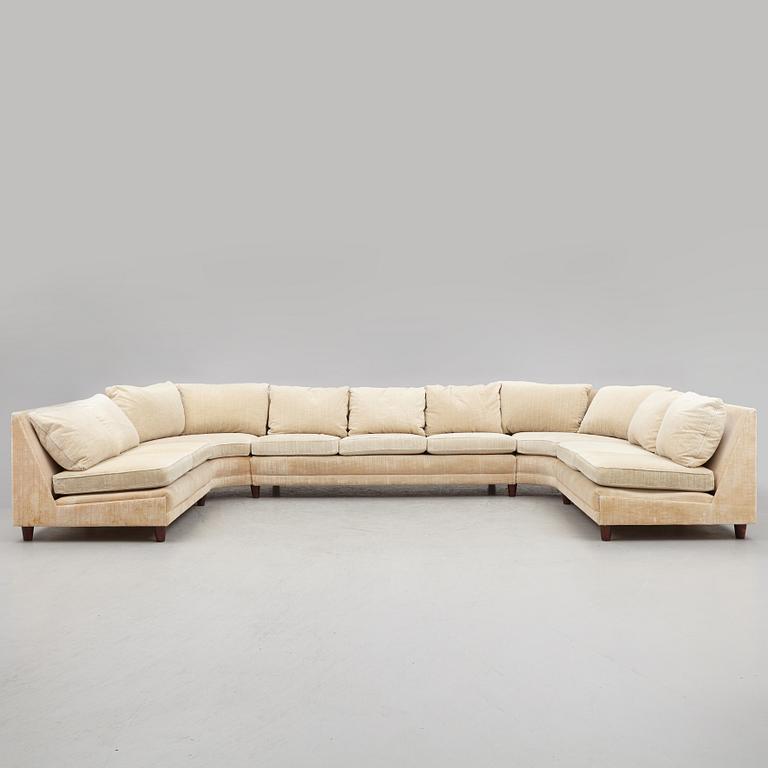 Modular sofa, 5 pieces, second half of the 20th Century.