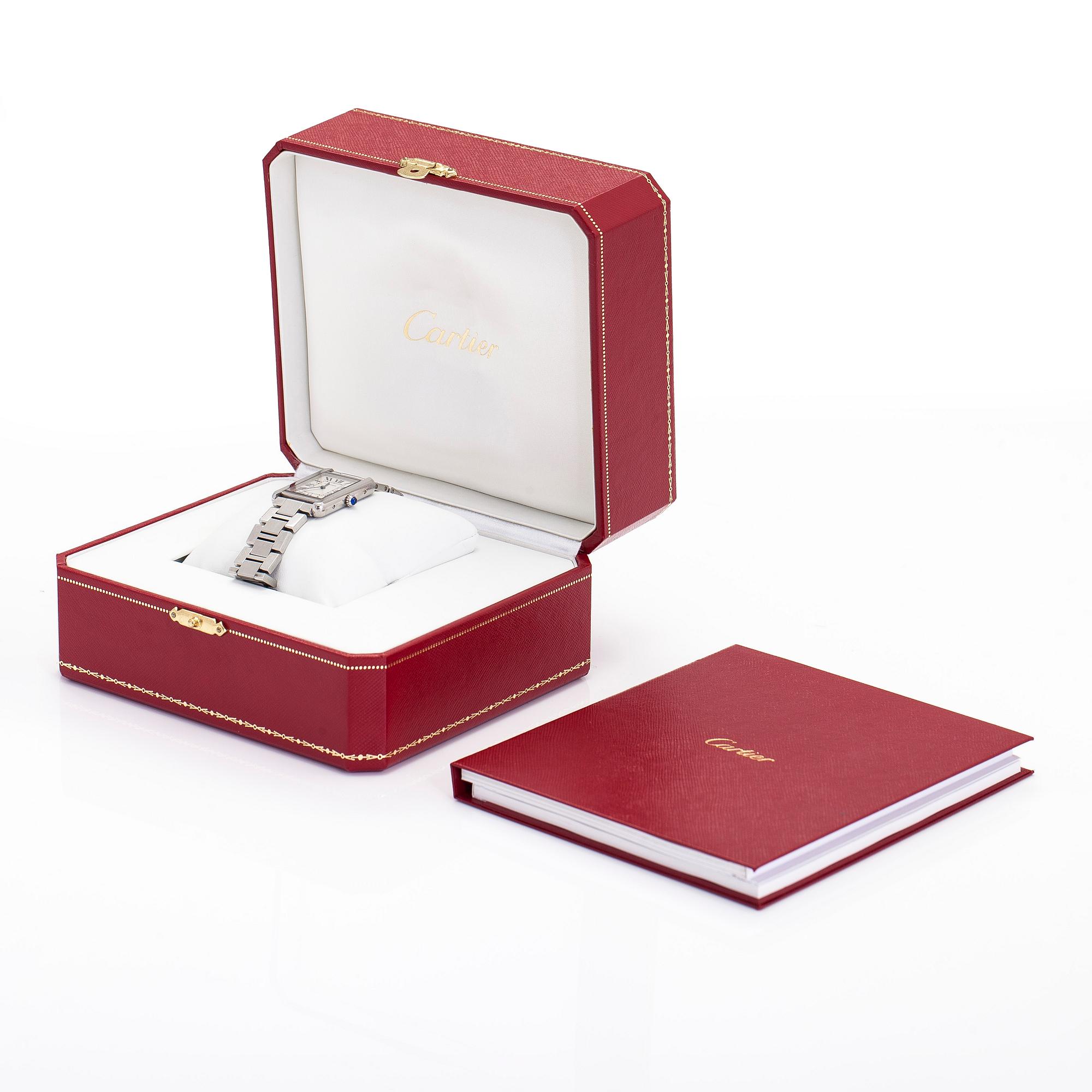 Cartier, Tank Solo, rannekello, 24 x 24 (31) mm.