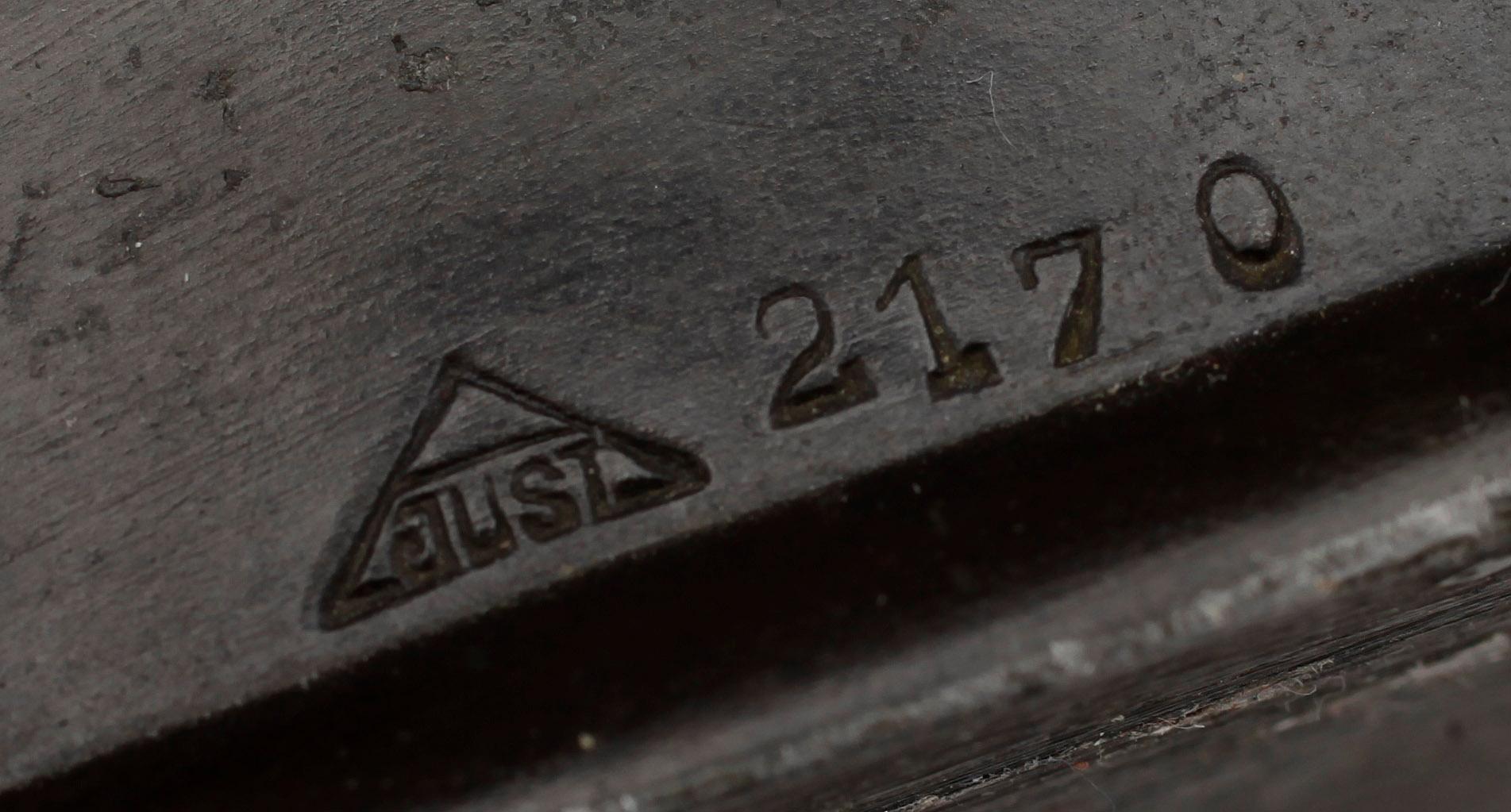 FIGURINER, 2 st, diskusmetall, Just Andersen, 1930/40-tal.