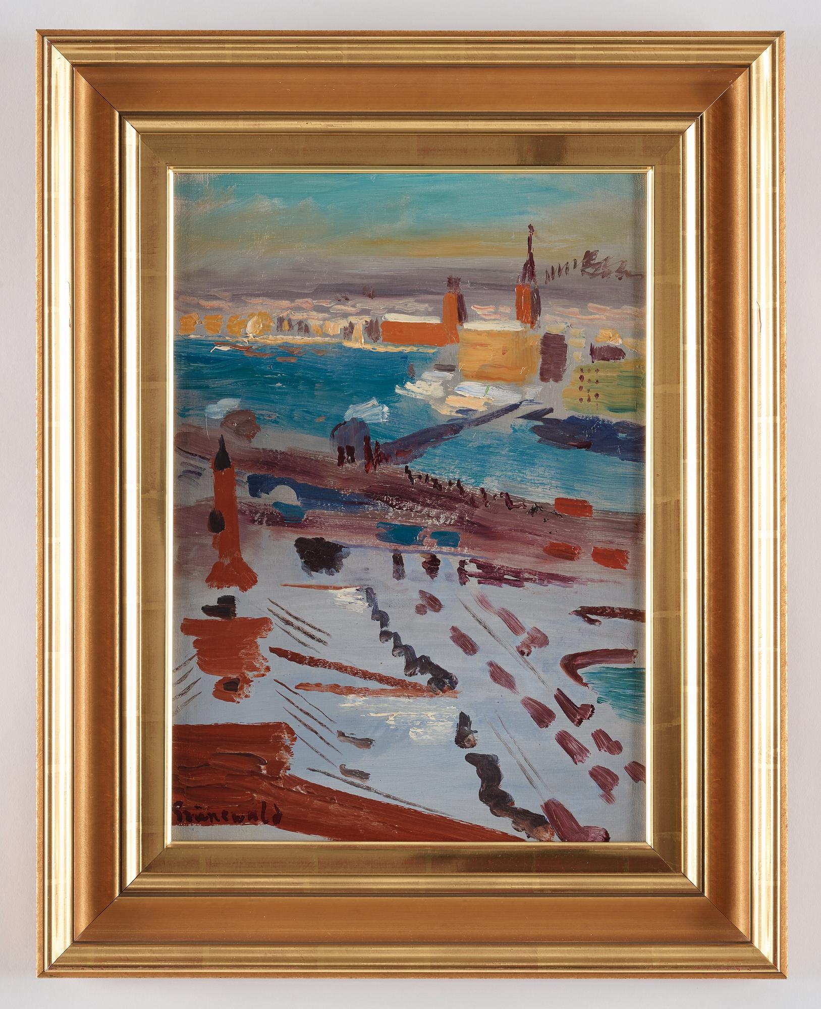 Isaac Grünewald, Stadshuskajen.