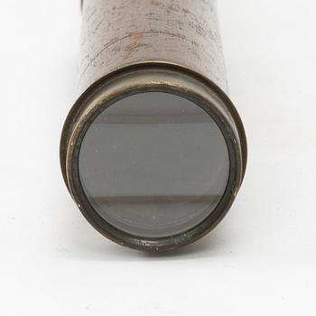 A telescope by F Newton Leicester, 19th century.