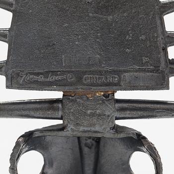 Jorma Laine, A silver necklace "Ox head". Turun Hopea, Turku.