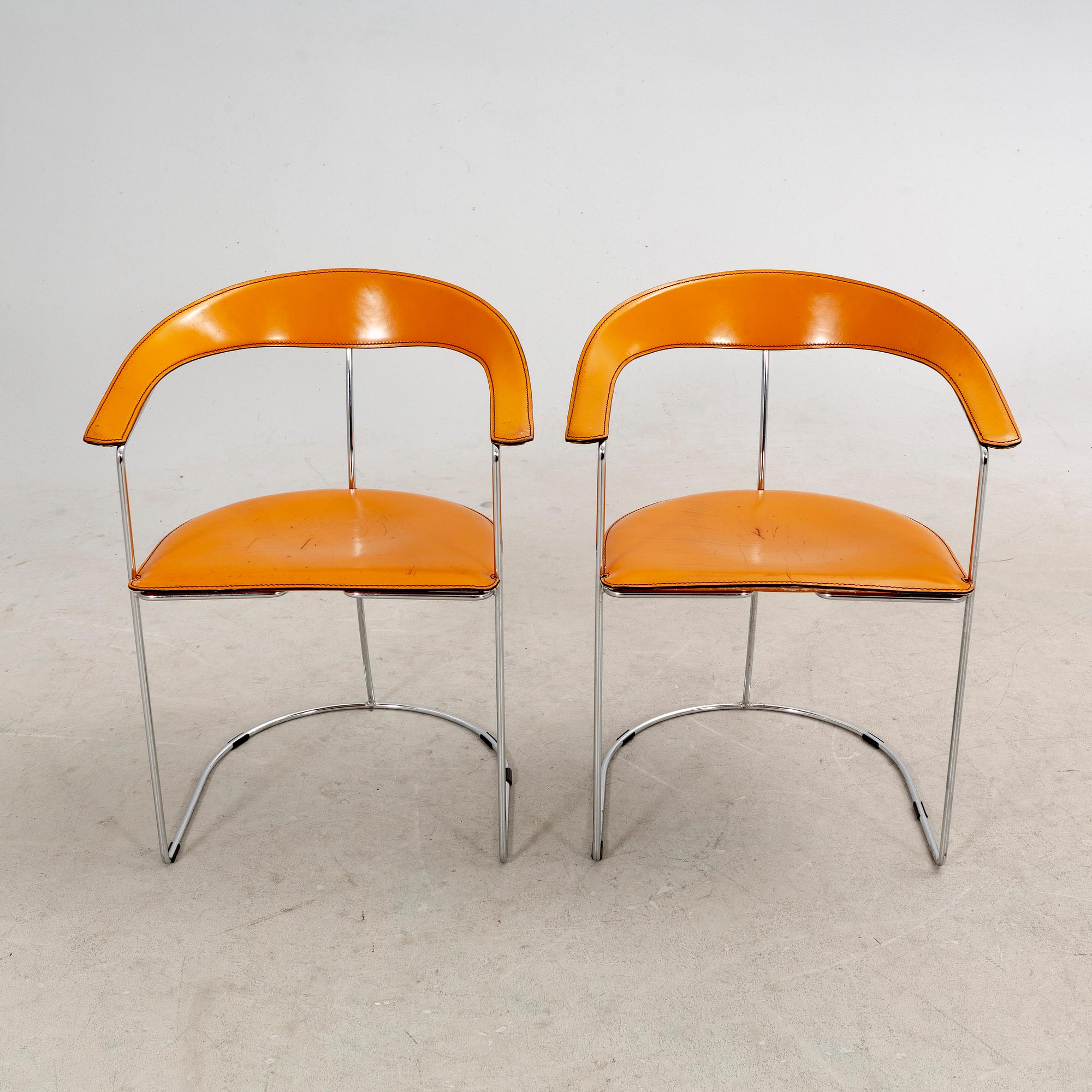 Karmstolar, 6 st, Arrben, Italien, 1980/90-tal.