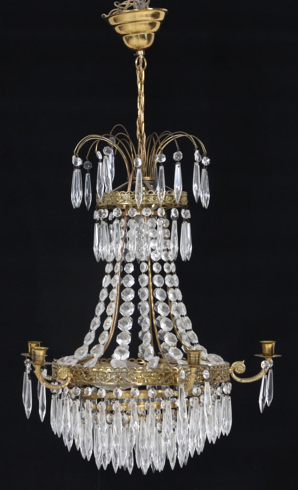 LJUSKRONA, empirstil, 1900-tal.