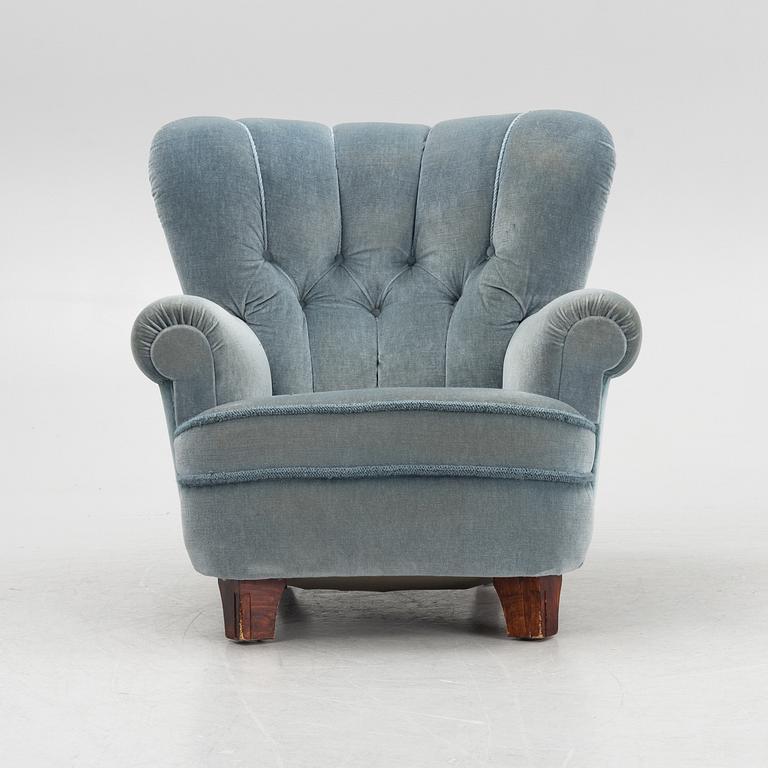 Armchair, Scandinavian Modern, 1940s.