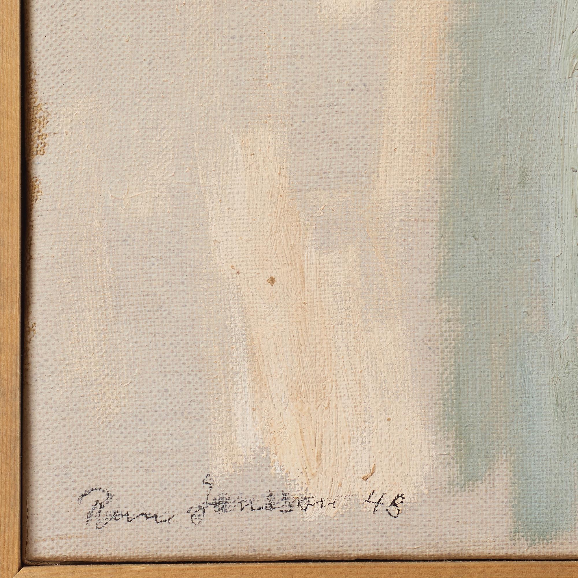 RUNE JANSSON, oil on canvas, signed and dated -48.