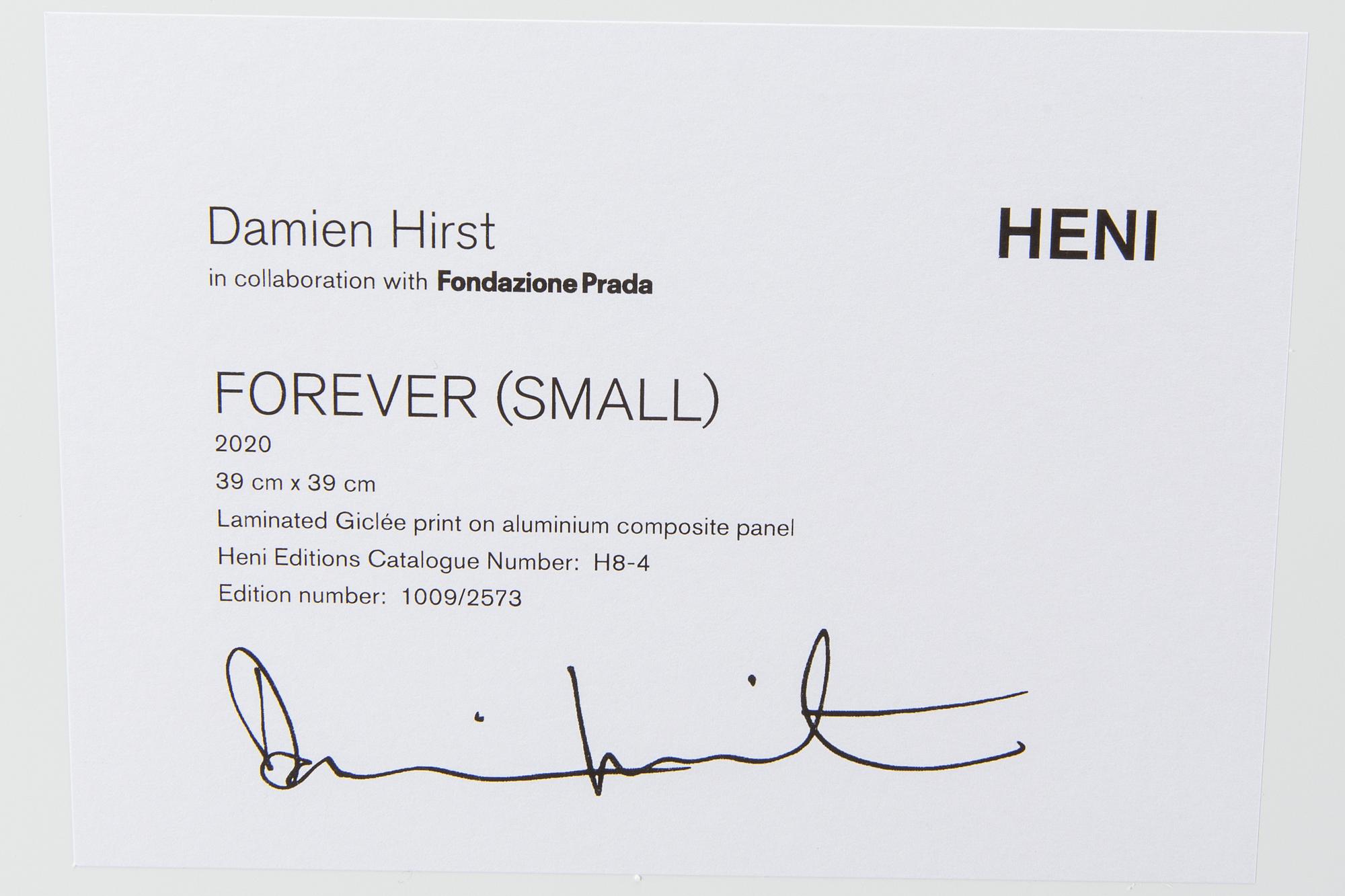 Damien Hirst, i sammarbete med Fondazione Prada giclée tryck på aluminium numrerad och daterad 1009/2573 2020.
