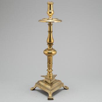 LJUSSTAKE, brons, 1600-tal.