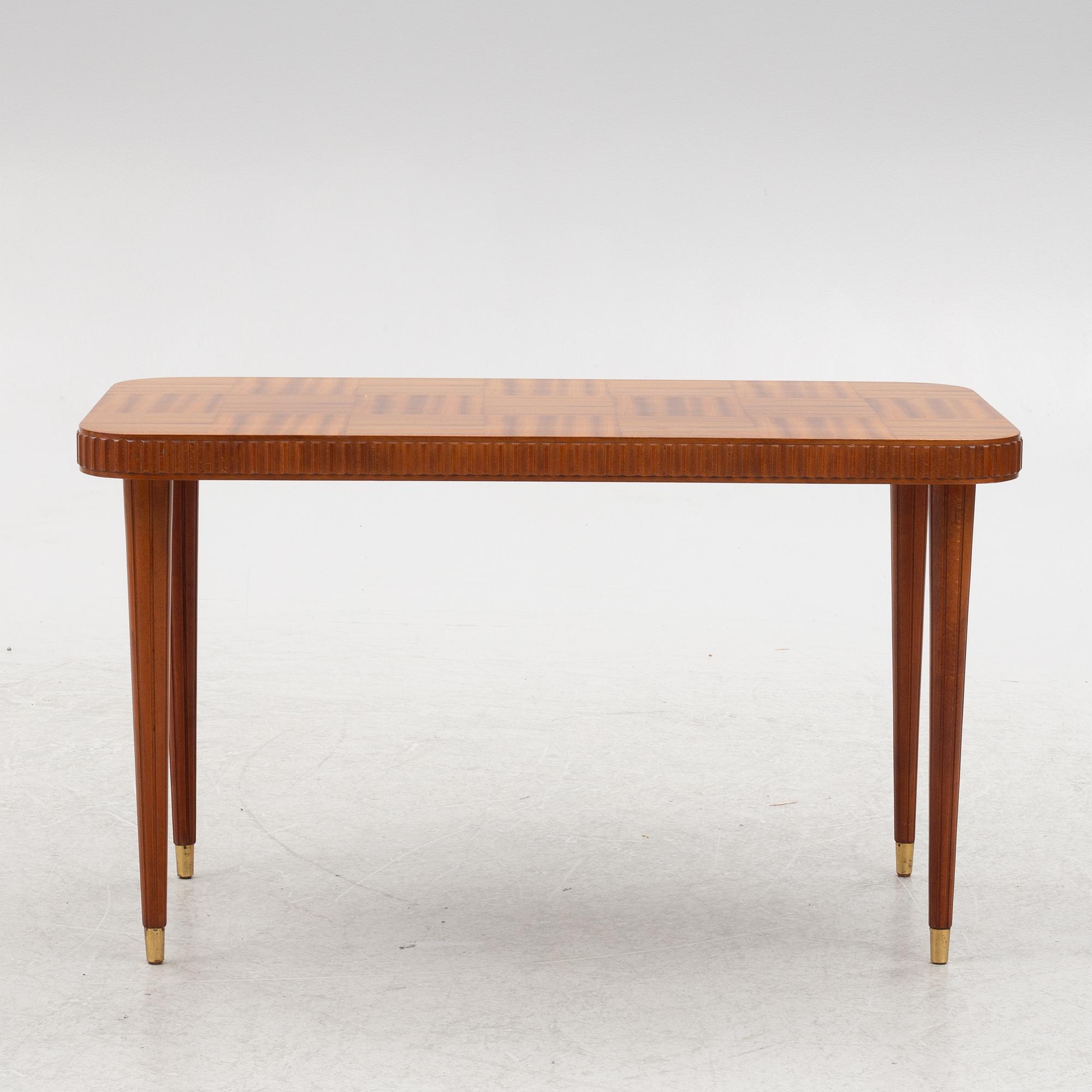 Coffee table, Swedish Modern, 1940s.